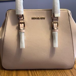 Brand new Michael Kors powder blush satchel